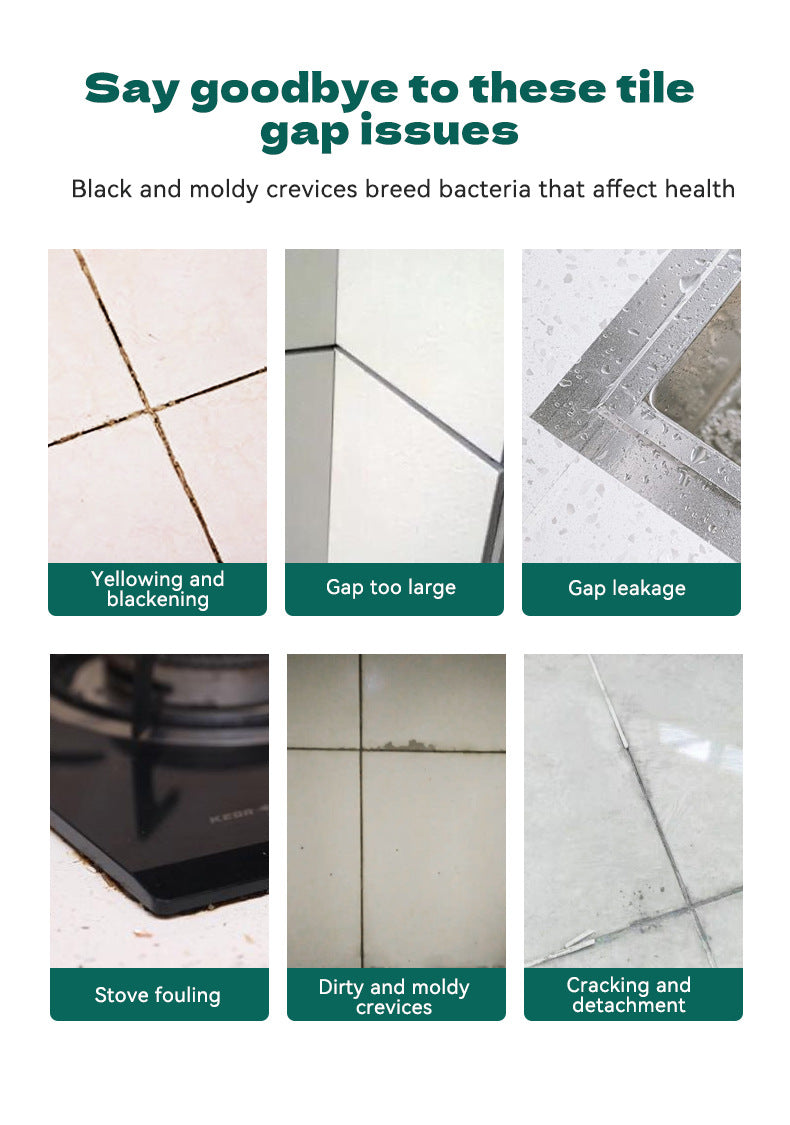 baolisi Aircraft Head Tile Floor Tile Corner Grout Paint Kitchen and Bathroom Sink Toilet Moisture-Proof Grout Agent