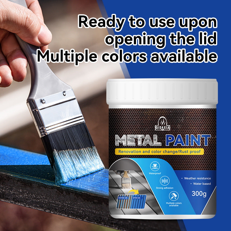 Water-based Anti-rust Paint Metal Paint Rust-free Iron Rust Metal Paint Color Steel Tile Renovation Rust Fixing Agent Multi-color Metal Paint