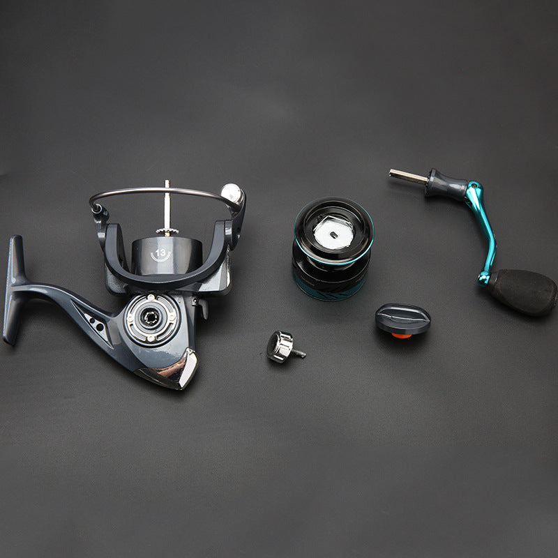 Manufacturer In-Stock Spinning Wheel Metal Fishing Reel Lure Fishing Reel Sea Rod Long Casting Fishing Line Reel Stainless Steel Sea Rod Spinning Wheel