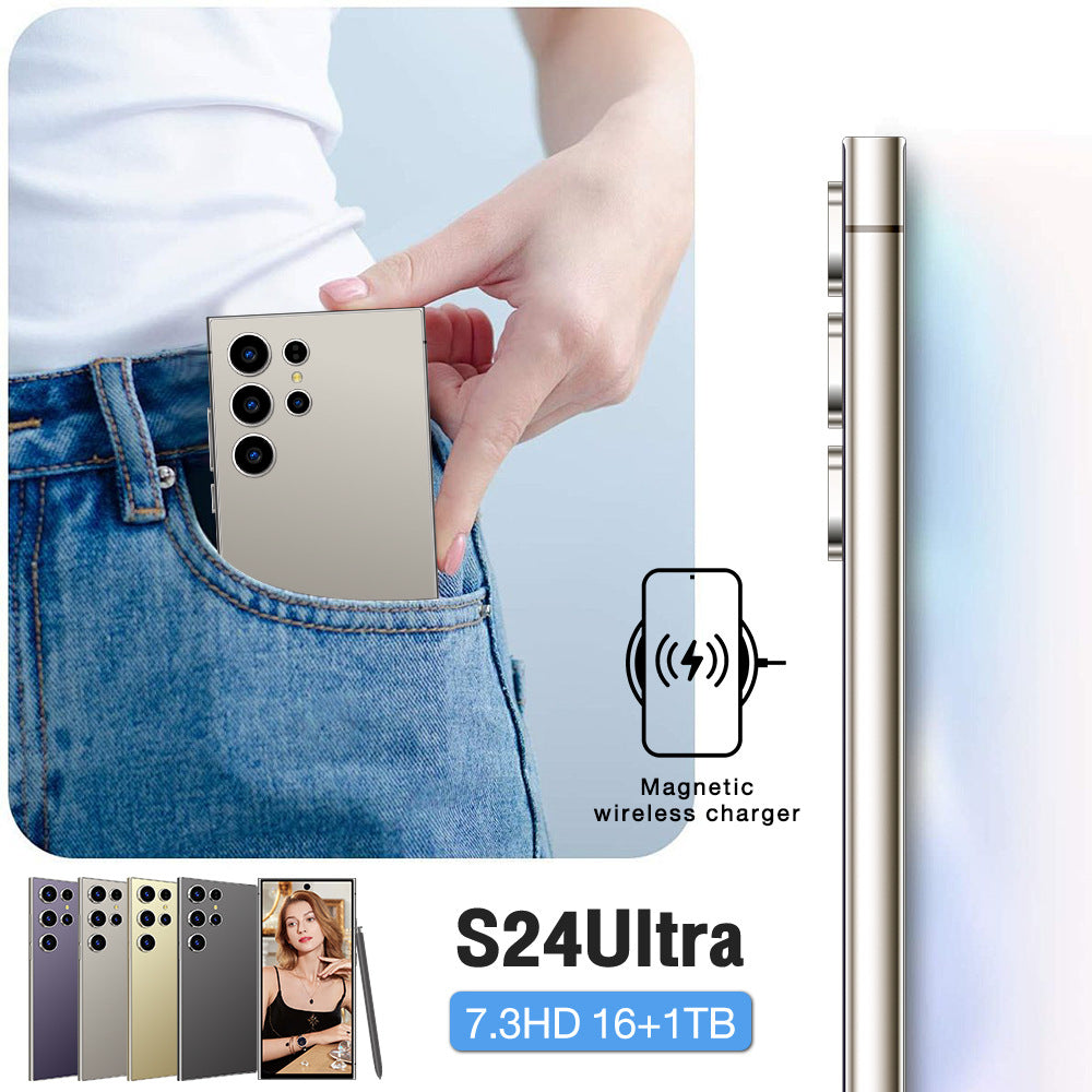 Globally Exclusive for Smartphones S24 Ultra Android Large Screen16+1T Factory Direct Price(Popular)