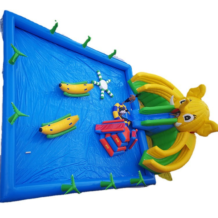 Inflatable Castle Children's Playground Water Pool Slide Manufacturer Ice and Snow World Inflatable Swimming Pool Water Park