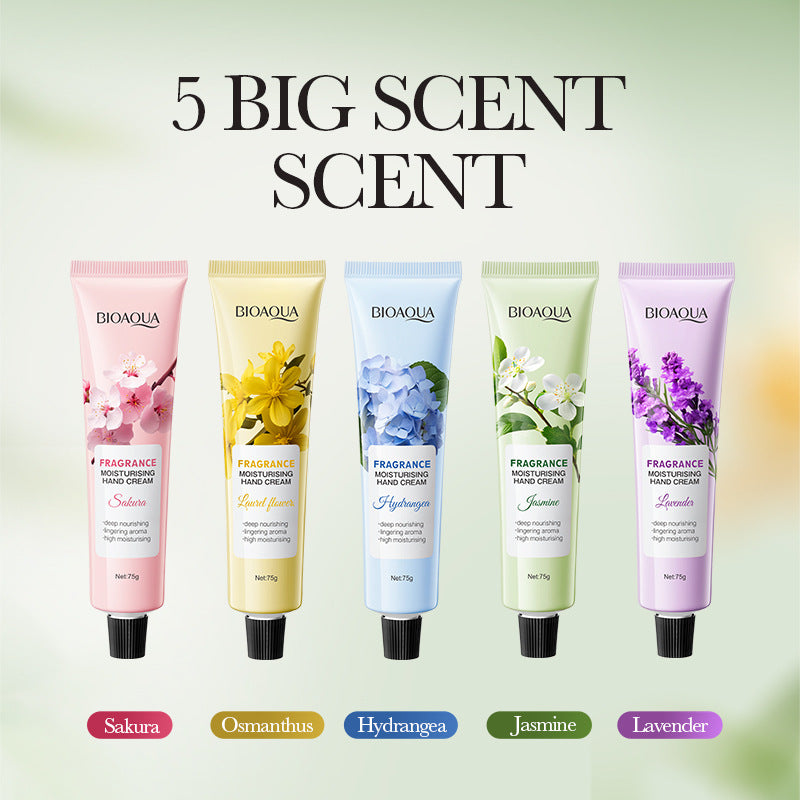 Full English Fragrance Moisturizing Hand Cream Set BIOAOUA Autumn and winter moisturizing hand cream  foreign trade wholesale