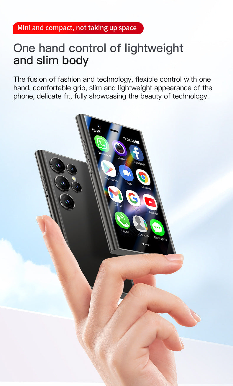 New Mobile Phone S25 Ultra Smartphone Dual SIM Mini Straight Touch Screen Android3G Ultra-small Mobile Phone
