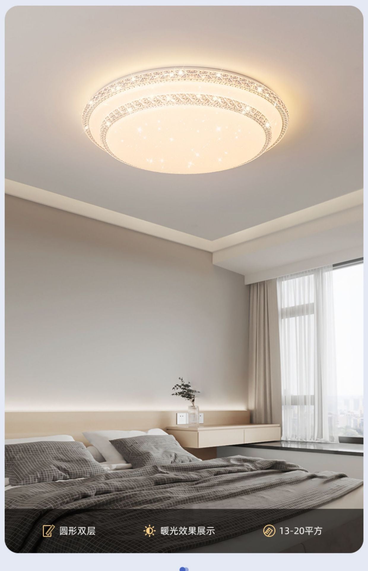Lamp in the living room led Ceiling lamp, simple modern style, trendy with a high-end feel2025New model main headlight elegant lighting fixture