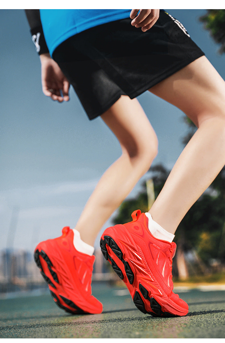 New Foreign Trade Running Shoes for Men and Women, Couple Style, Large Size, Versatile Marathon Outdoor Casual Cycling Jogging Sports Shoes