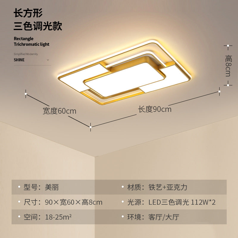 led Ceiling Lamp Master Bedroom Lamp Cozy Modern Minimalist Children's Room Lamp Creative Personality Room Lamp Ceiling Light Fixture