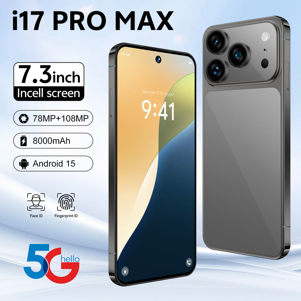 Exclusive Supply i17 Pro Max Large Screen16+1T Android Smartphone Source Factory AliExpress Available