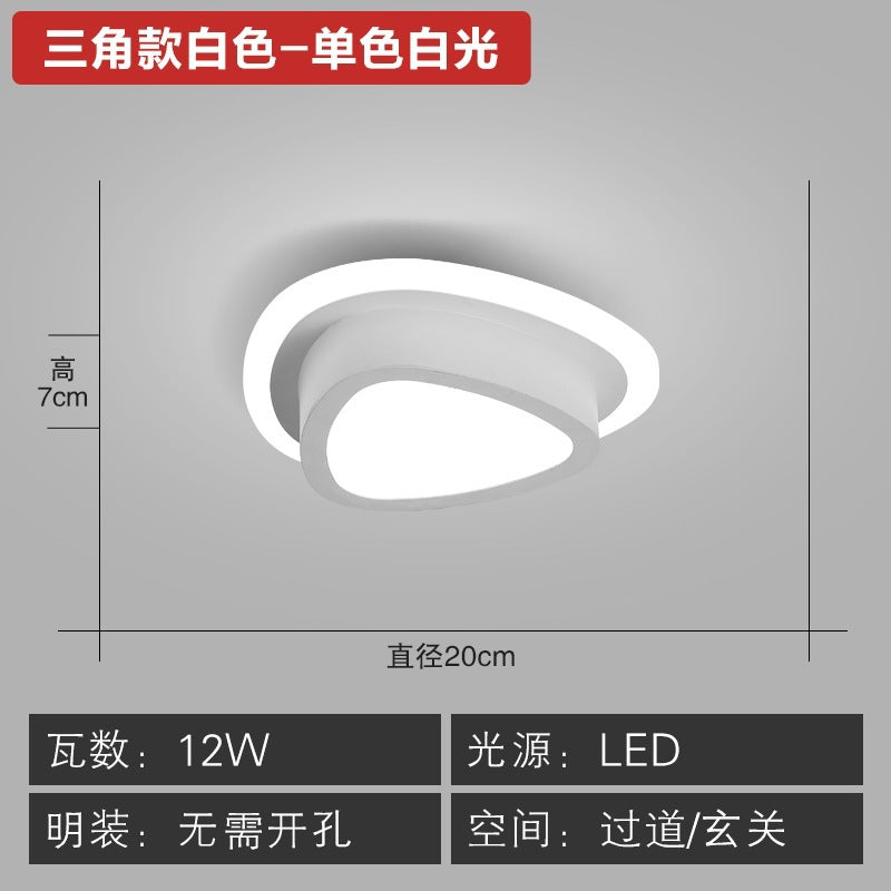 Simple Modern Balcony Light Corridor Light Entrance Light Nordic Minimalist led Corridor Ceiling Light Cloakroom Light Fixture