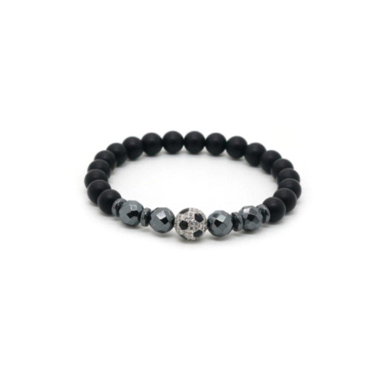 AliExpress8mm Volcanic Lava Stone Bracelet Natural Emperor Stone Couple Fashion Bracelet Factory Direct Sale