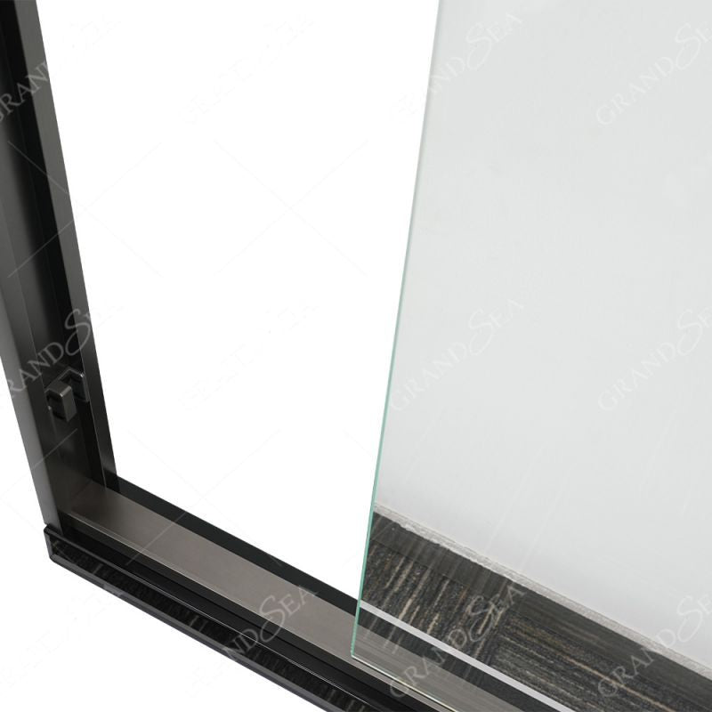Hot Sale Entry Easy Sliding Shower Door Arch shape  Adjustment 8mm Tempered Glass Shower Room
