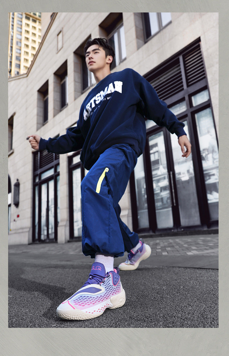 2025New Luminous Fashion Trend Casual Sports Shoes for Teenagers, Practical Grip, Non-Slip, Wear-Resistant Basketball Shoes