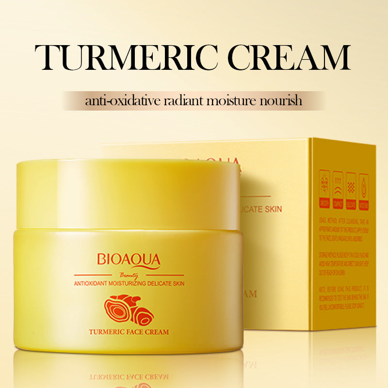 Turmeric Antioxidant Moisturizing Cream BIOAOUA Moisturizing and rejuvenating face cream cross-border wholesale