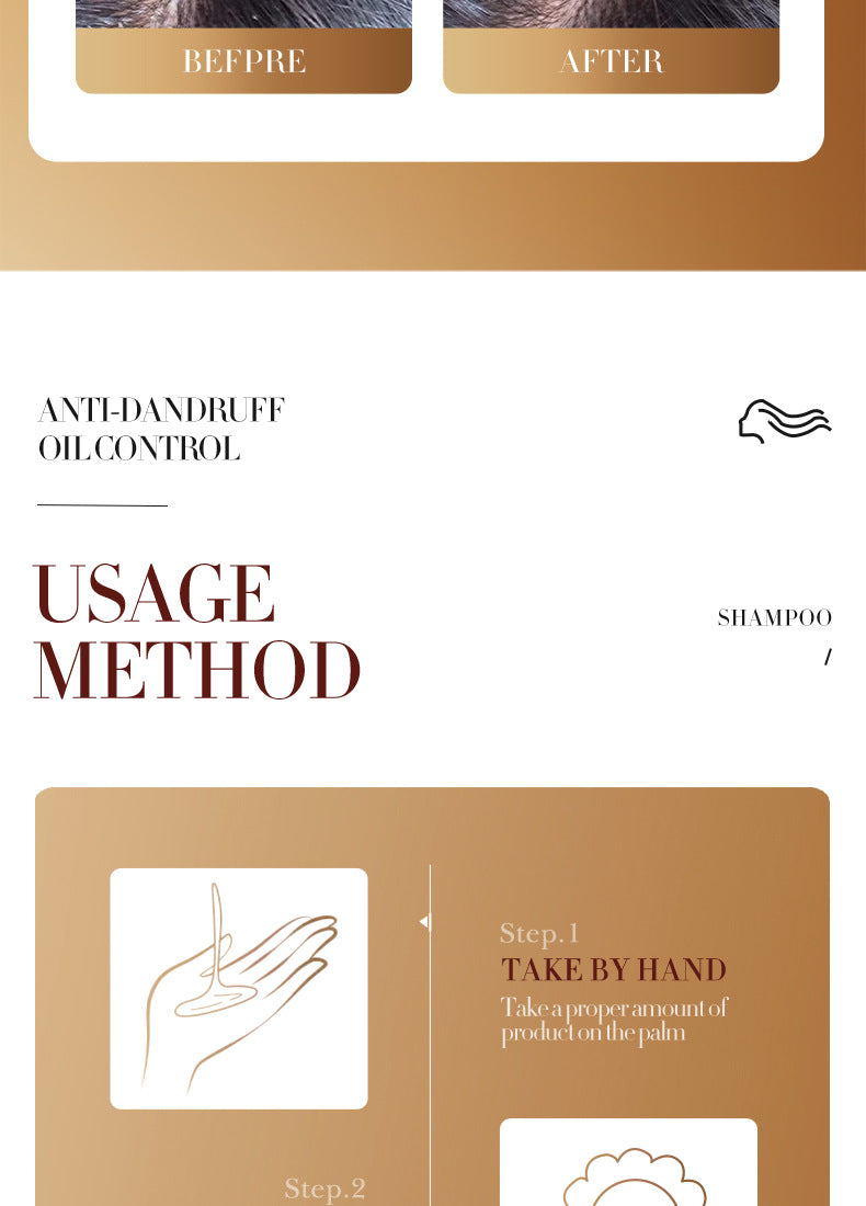 Ginger Shampoo Sachet SADOER Moisturizing, Smooth, Deep Cleansing, Portable Pack, Cross-Border Foreign Trade Wholesale