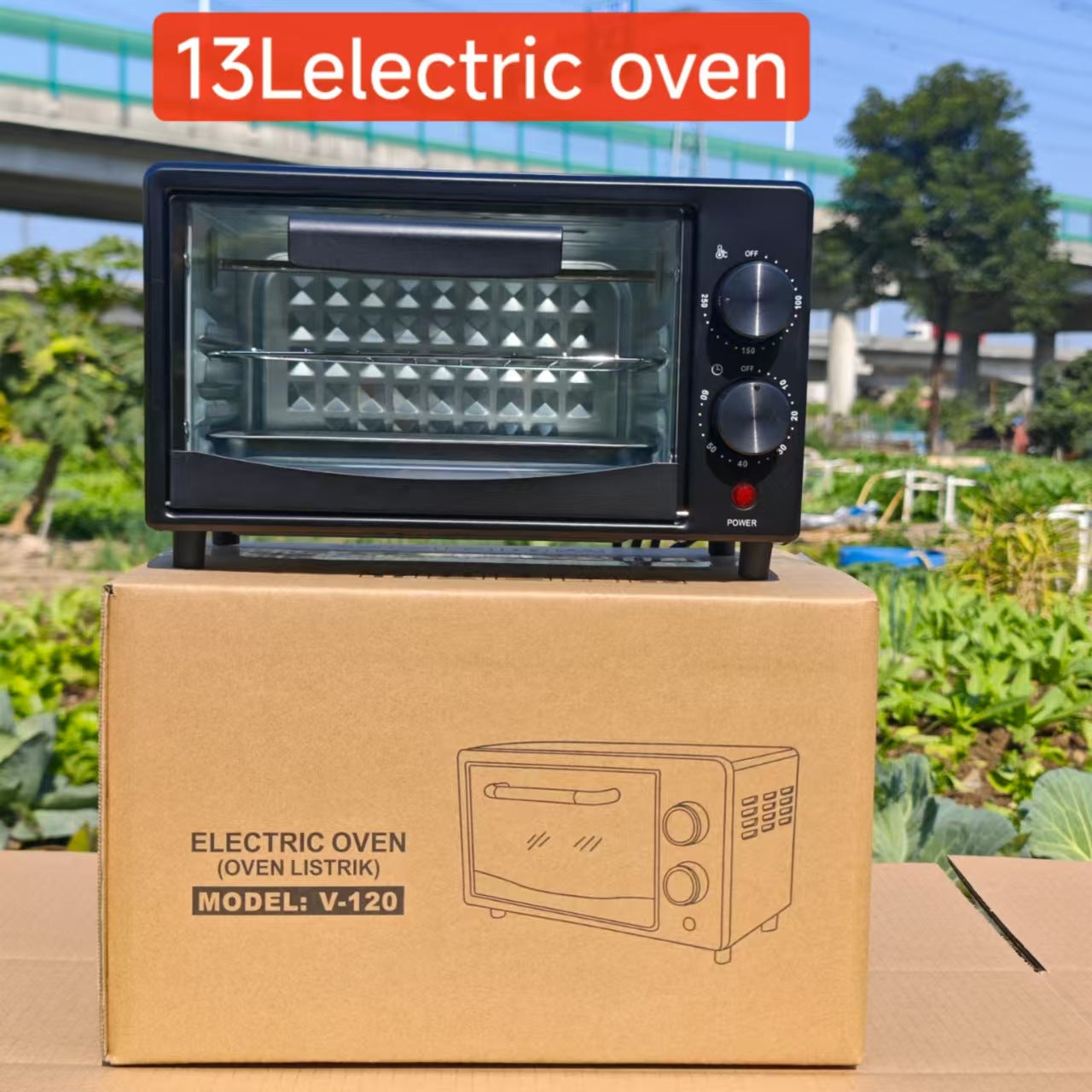 15L Oven Household Multi-Functional Small Double-Layer Baking12L Oven~48L Large Capacity Electric Air Circulation