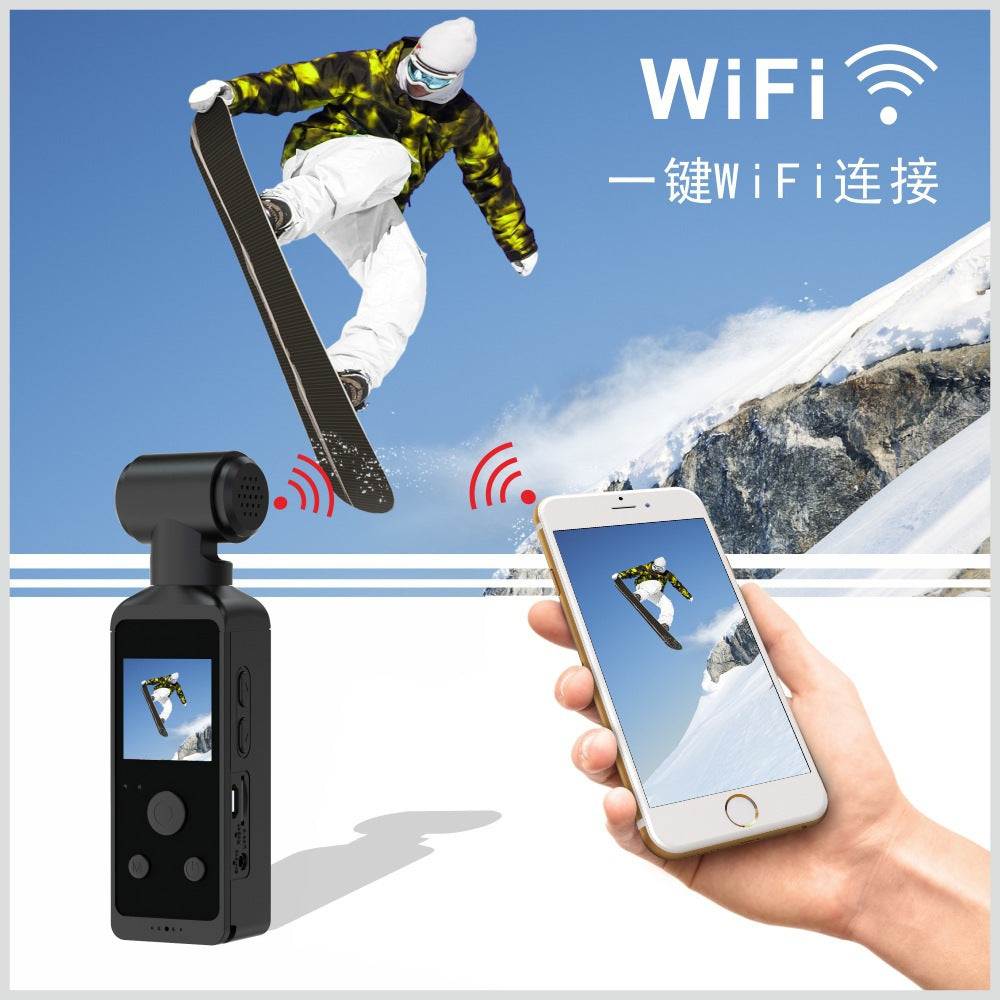 New4K Sports Digital Camera270Degree Rotating Lens Action Camera High Definition Handheld Camera
