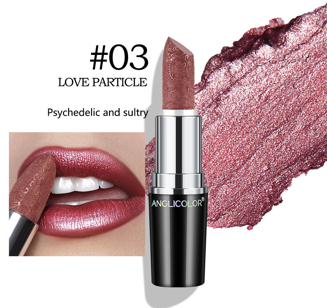 Specially designed for makeup, non-smudging, non-stick cup lipstick, pearlescent moisturizing lipstick, pearlescent nourishing moisturizing color-changing lip balm