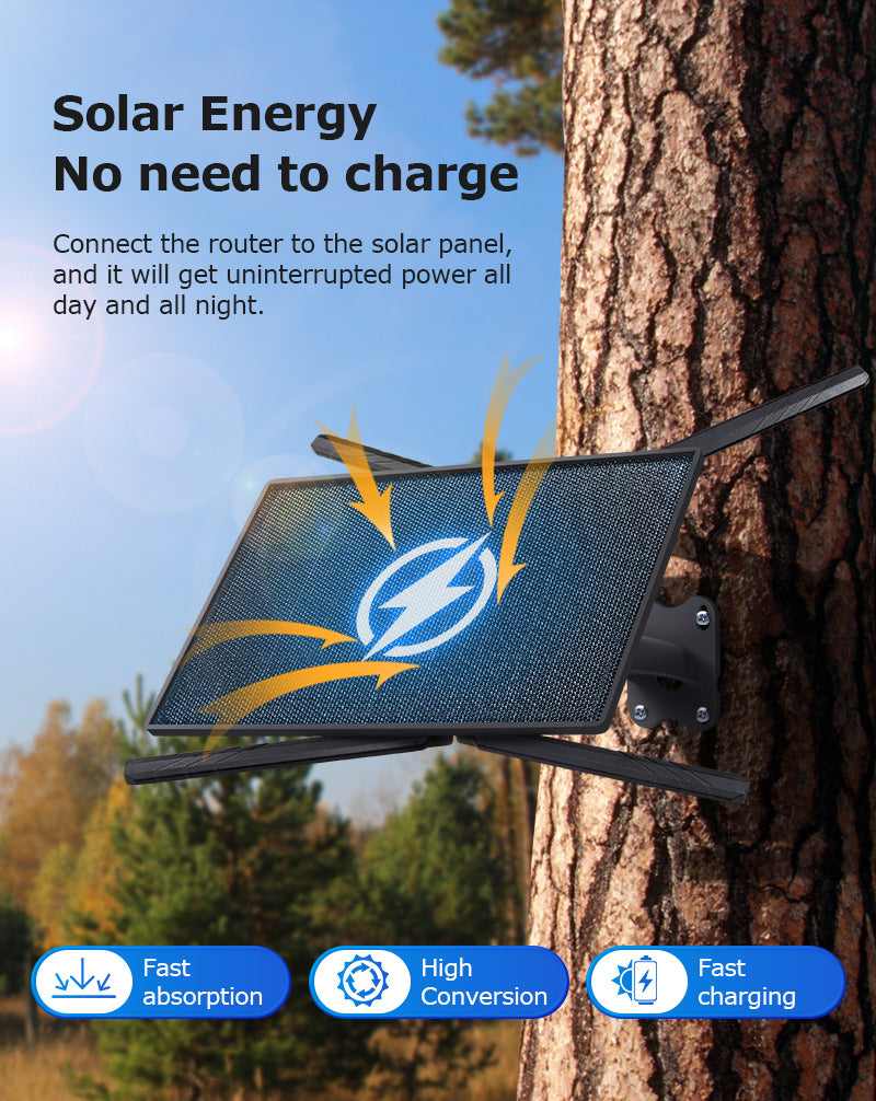 New Product4G Solar Router SIM Card4G Wireless Router Outdoor Solar Router