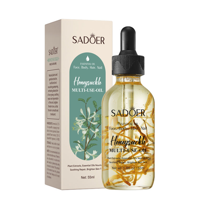 Rose Dried Flower Multi-effect Massage Oil SADOER Moisturizing skin body essential oil cross-border foreign trade wholesale