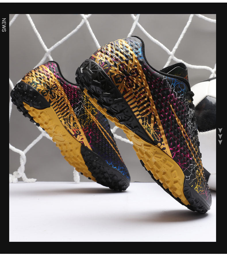 New professional football shoes for men and women AG Spike TF Broken Nail Youth Student Grassland Competition Training Shoes