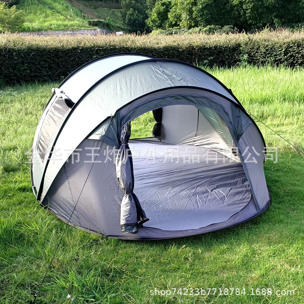 Hot-Selling Fully Automatic Hand-Pull Quick-Open Tent Travel Tent Camping Windproof Rainproof Sunproof Tent