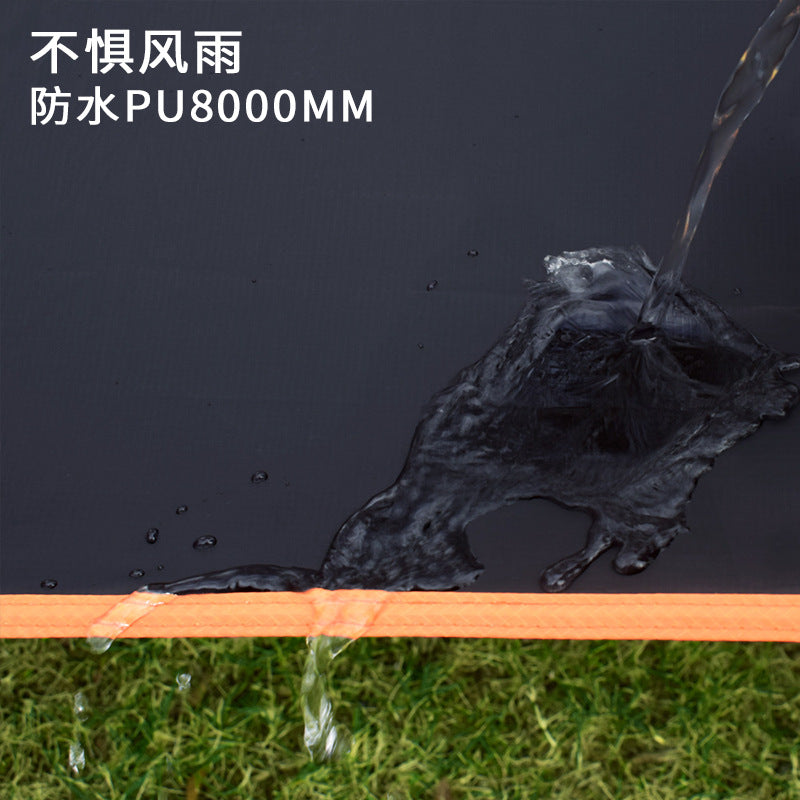 Japanese Moisture-Proof Picnic Mat Tent Thickened Waterproof Double-Sided Silicone Coated Camping Mat Outdoor Supplies Camping Cloth
