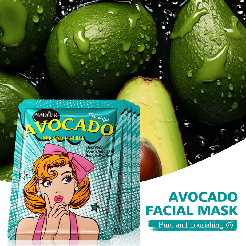Full English Goddess Mask SADOER Hyaluronic Acid Moisturizing Hydrating Face Mask Sheets Wholesale for  Trade