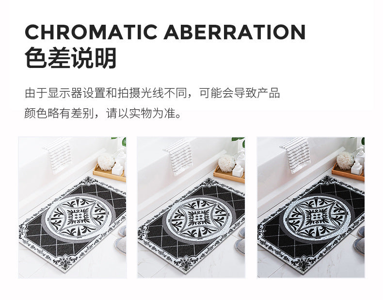 Light Luxury Style Crystal Velvet Carpet Wear-Resistant and Dirt-Resistant Living Room Sofa Coffee Table Carpet Home Cooling and Silent Bedroom Bedside Carpet