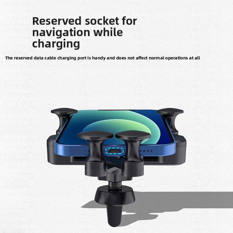 Car Phone Holder Air Vent Mount Navigation Stand Portable Multi-Function Navigation Device