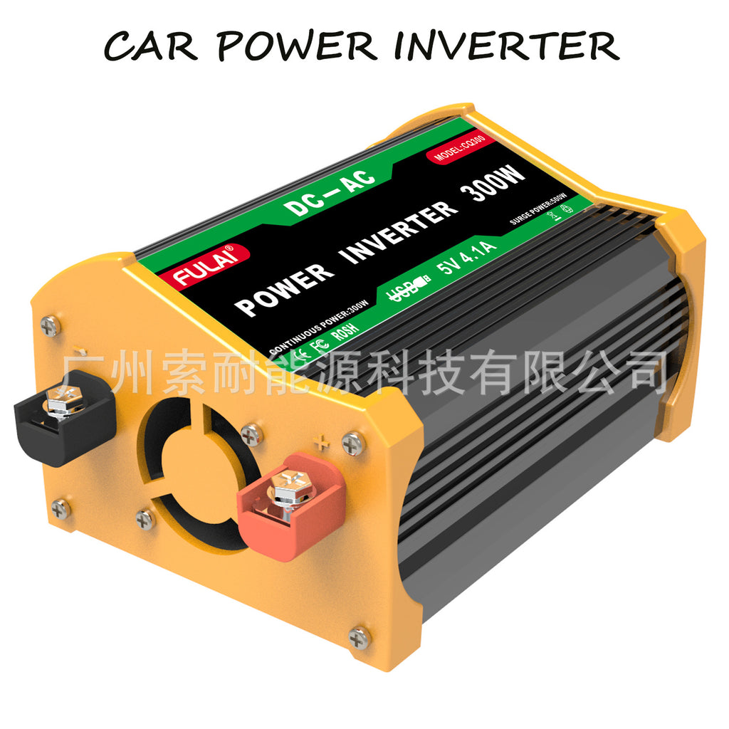 300W Vehicle Inverter12V Turn110V220V Double USB E-commerce car power inverter
