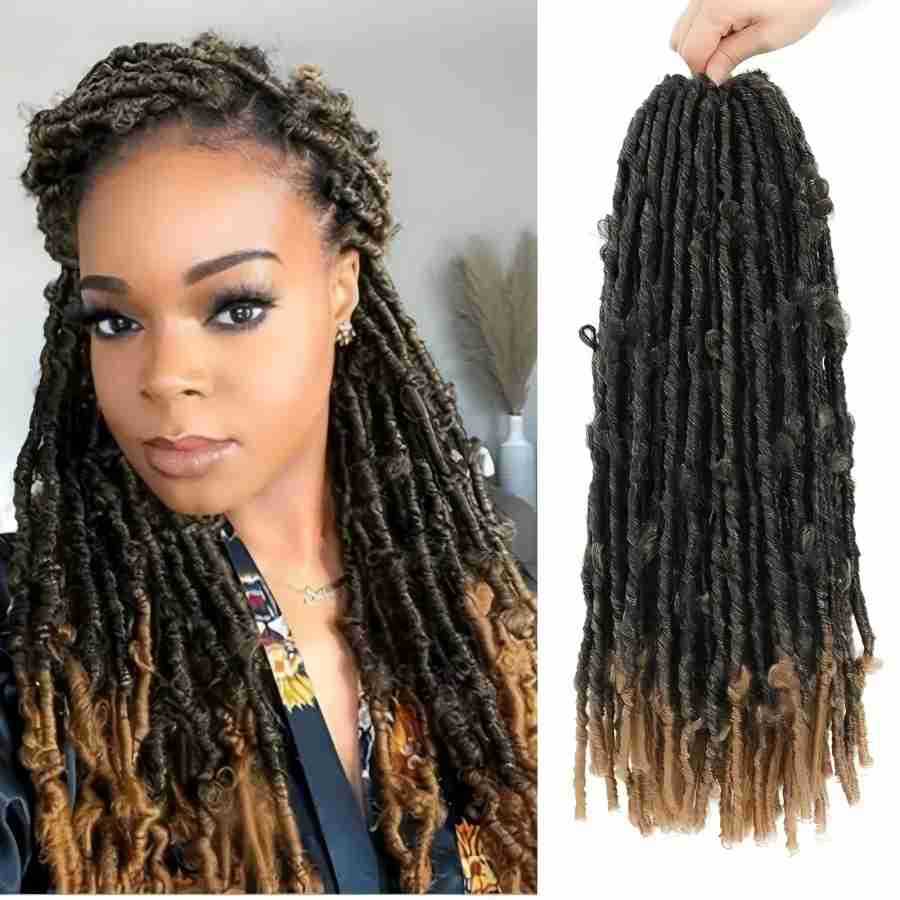 Foreign Trade Dreadlock Crochet Hair Butterfly Locs Crochet Hair Goddess Butterfly Curly Wig