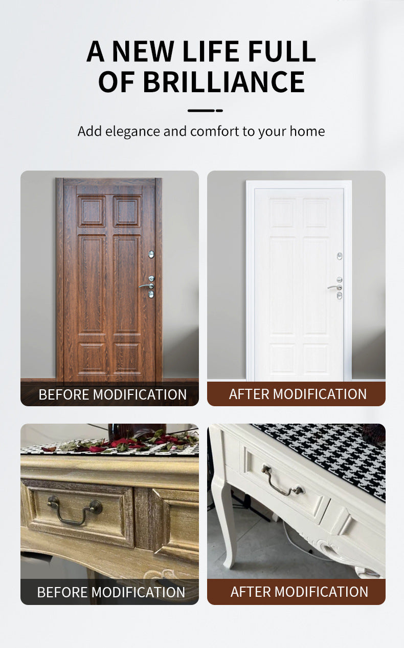 New Product Brush Paint Water-Based Wood Paint Furniture Renovation Bedside Table Wood Coating Paint Renovation Magic Tool