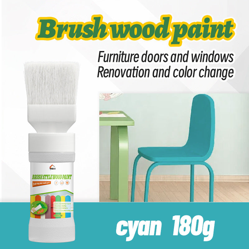 Wooden Brush Paint Solid Wood Cabinet Table Chair Water-Based Coating Door Window Furniture Renovation Color Change Latex Paint Oil Paint