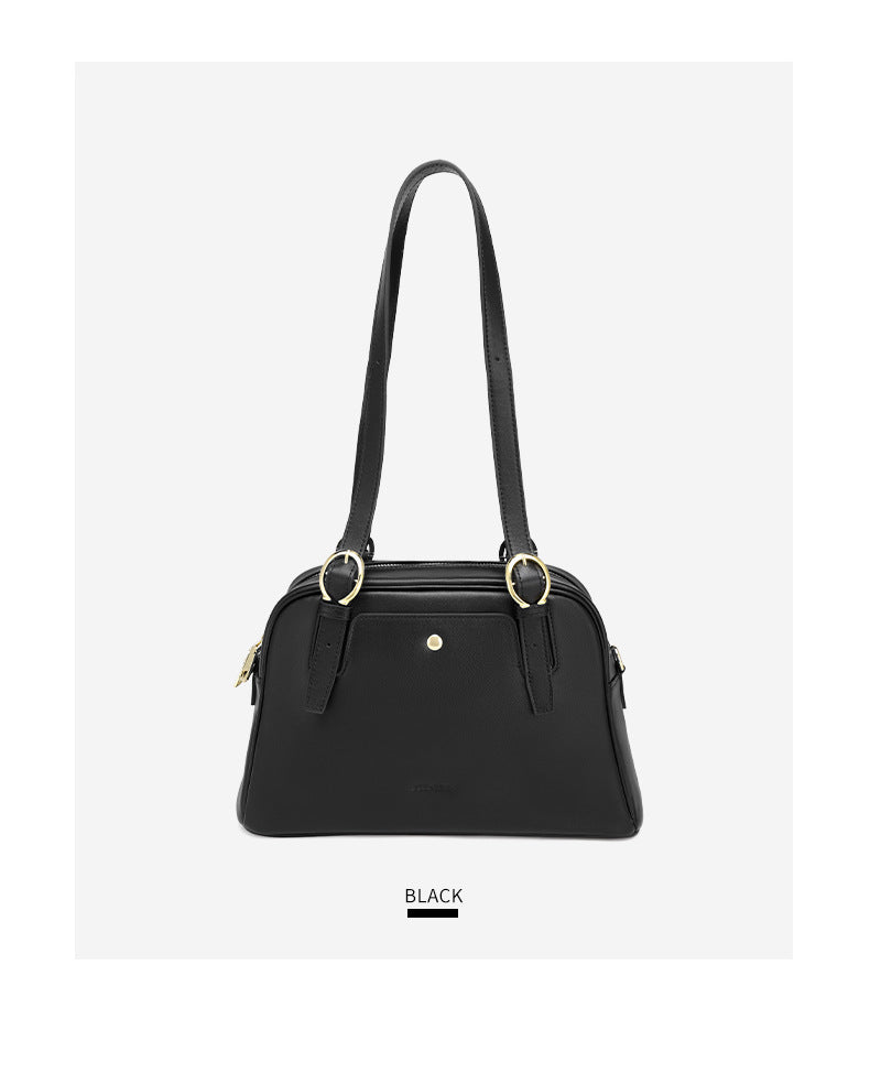 European and American Fashion Women's Bag Large Capacity Handheld Small Square Bag Simple Shoulder Underarm Bag Women's Niche Versatile Crossbody Bag