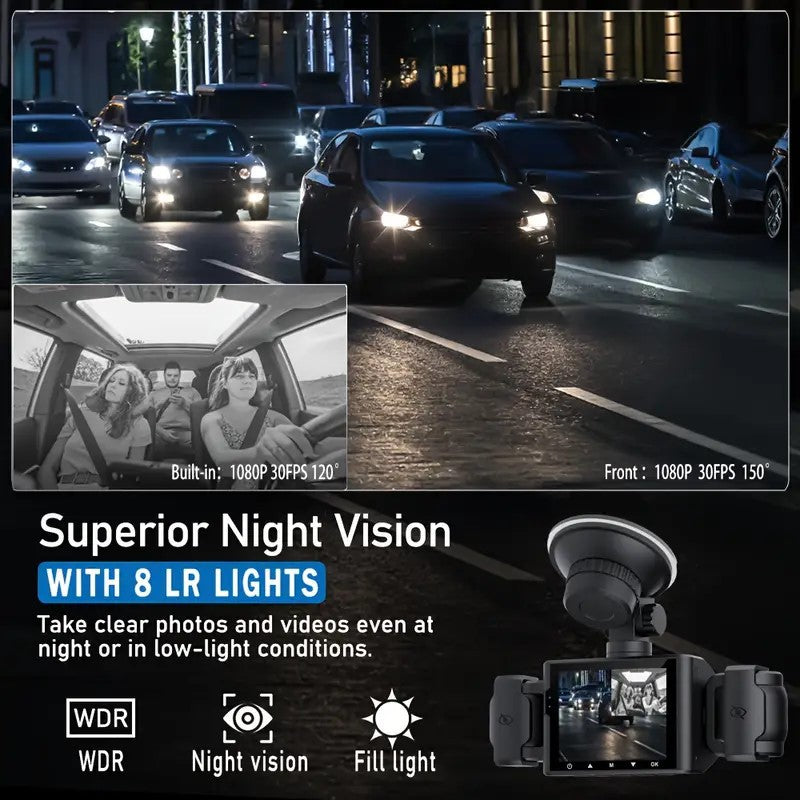 New S7Sanlu Dash Cam Private Model Car Camera Parking Monitoring HD Night Vision1080P