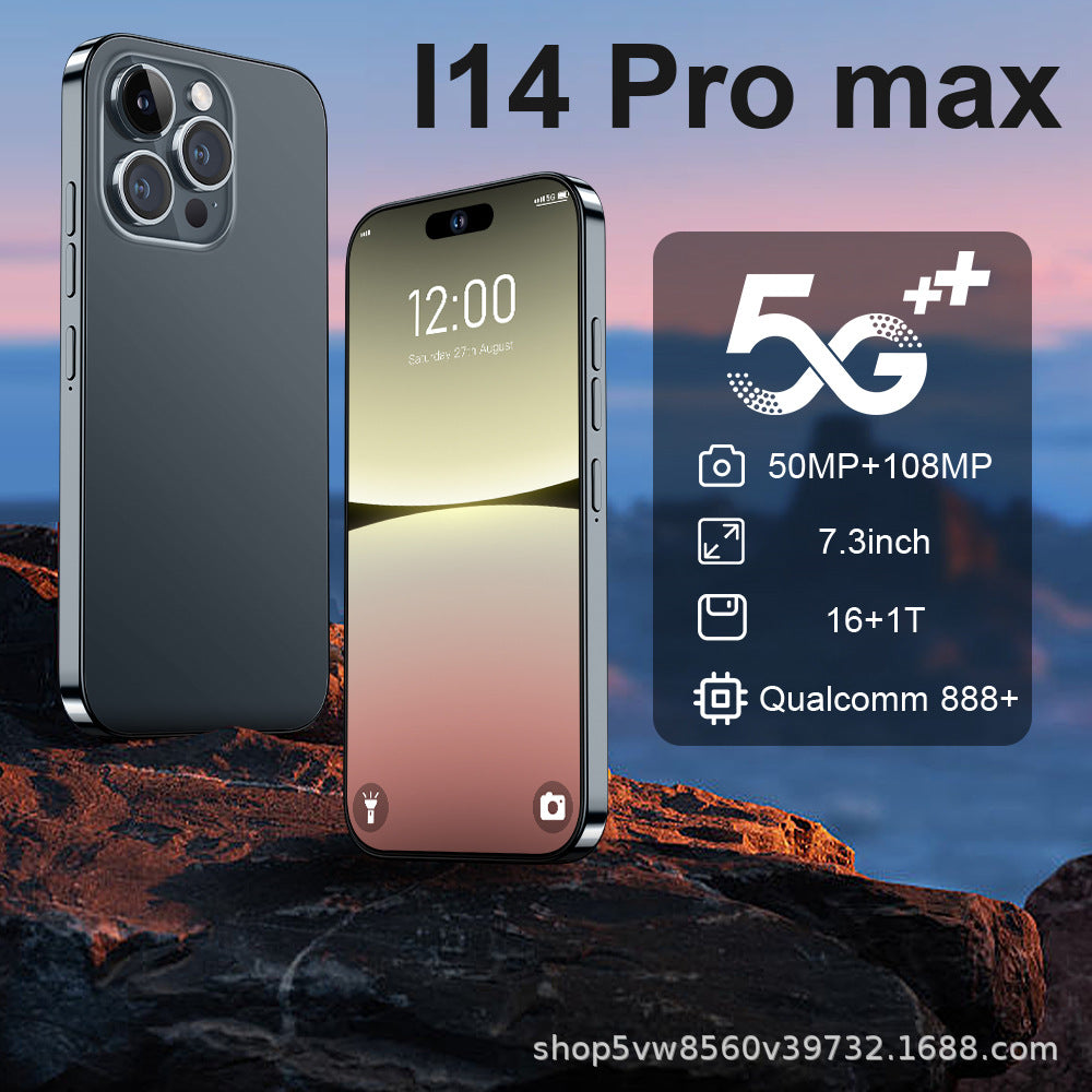 Mobile Phone i14promax7.3Large Screen16+1T Global One Smart Machine Factory Direct Delivery