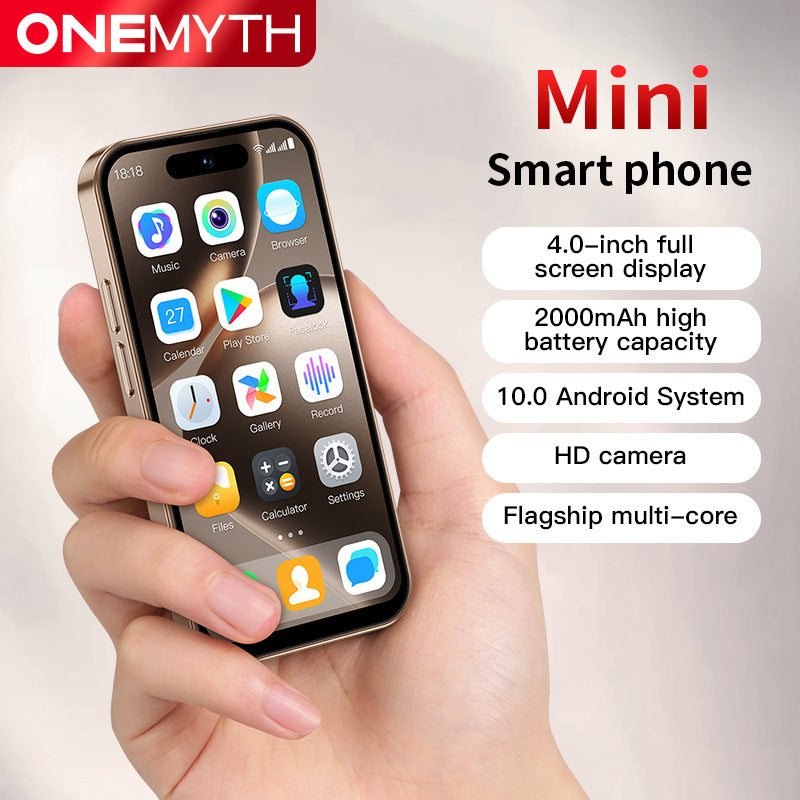 M16 PRO Hot Sale Smart Mini Phone4.0Inch Screen Dual SIM Ultra-Thin Quad-Core Backup Phone Foreign Language