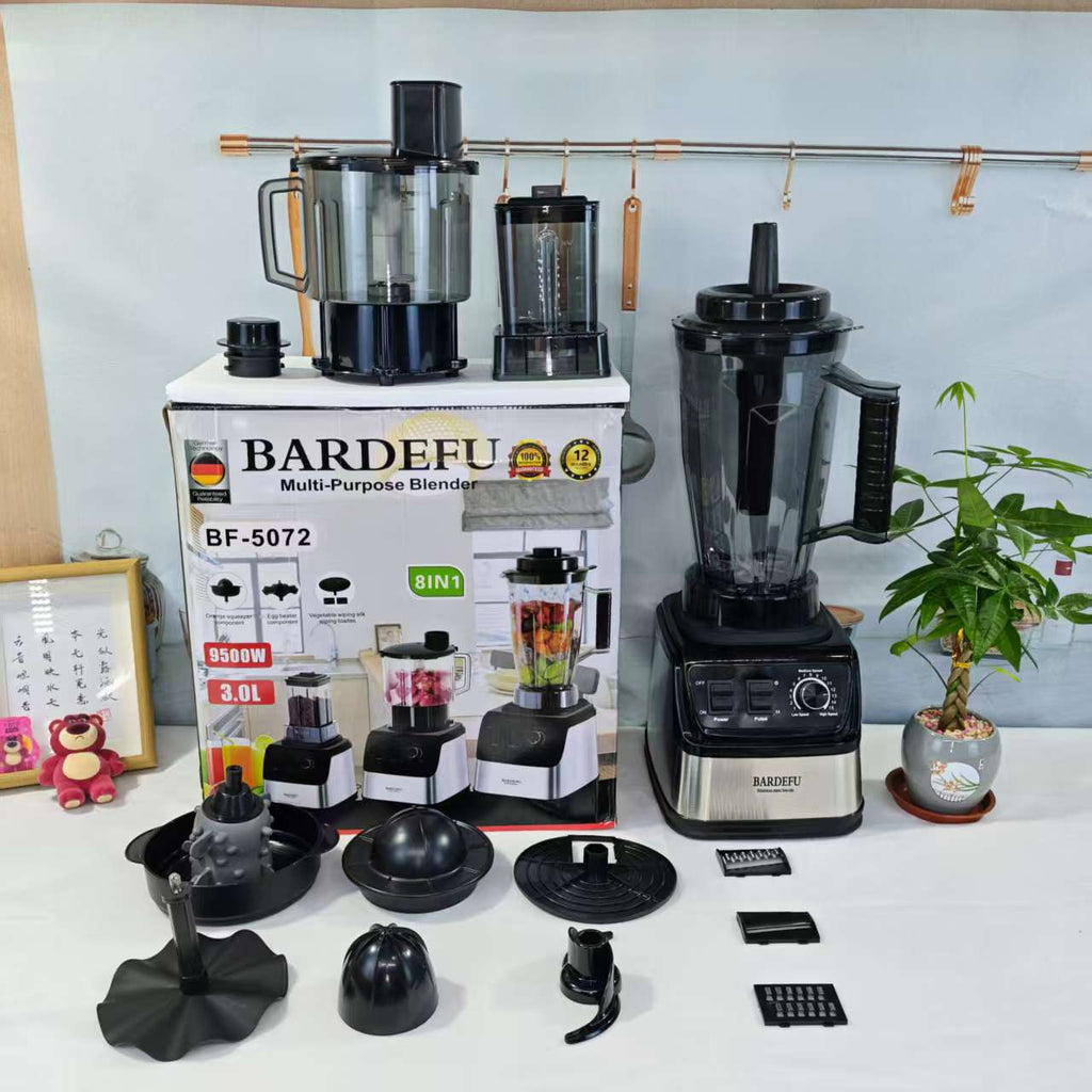 3L8in1blender  North America Europe Africa Stainless Steel Metal Blender Juicer Meat Grinder Multi-Functional