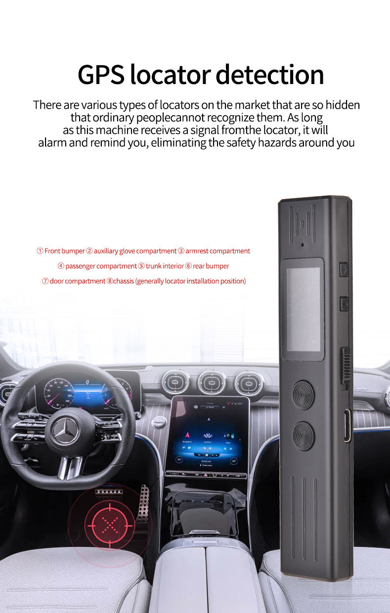 ZD09New Anti-Peeping Wireless Signal Detector Hotel Anti-Surveillance Anti-Eavesdropping Anti-Positioning Infrared Camera