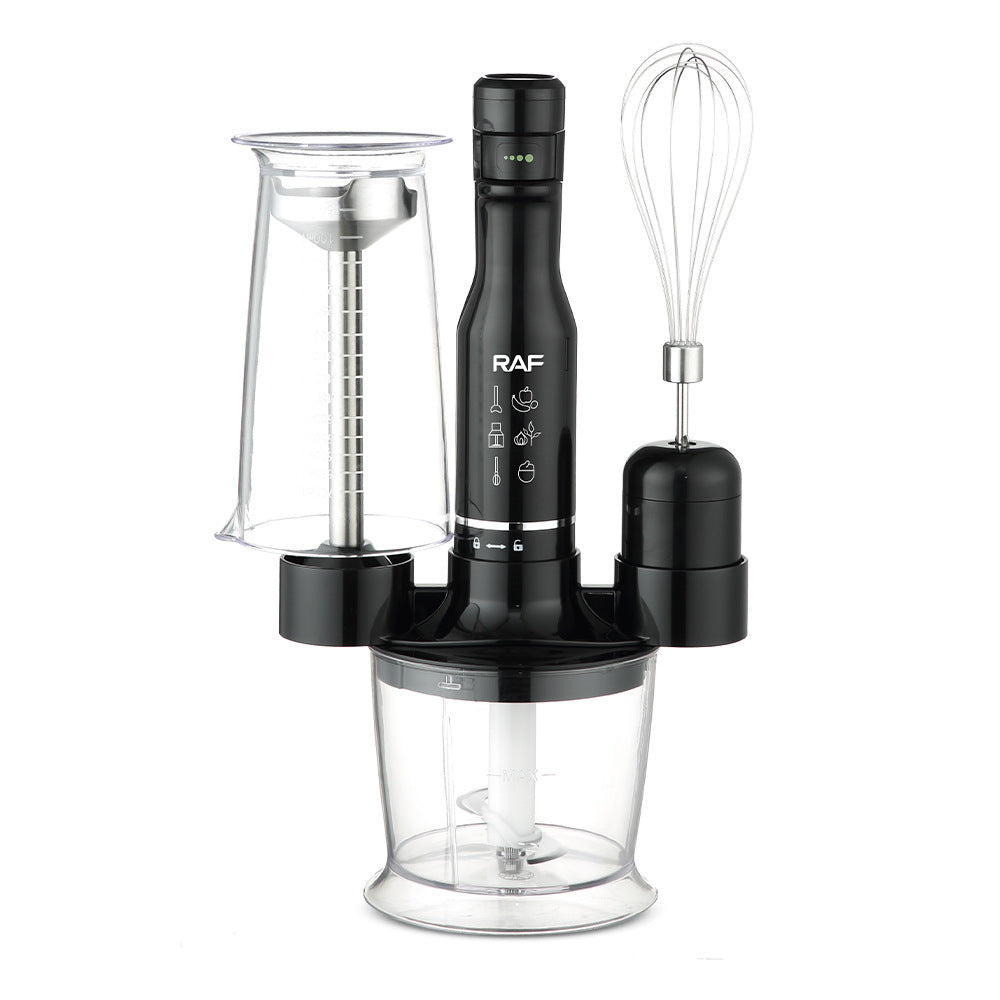 RAF EU Standard Multifunctional Kitchen Handheld Cooking Stick Baby Food Electric Stirring Stick Cooking Machine Juicing and Chopping