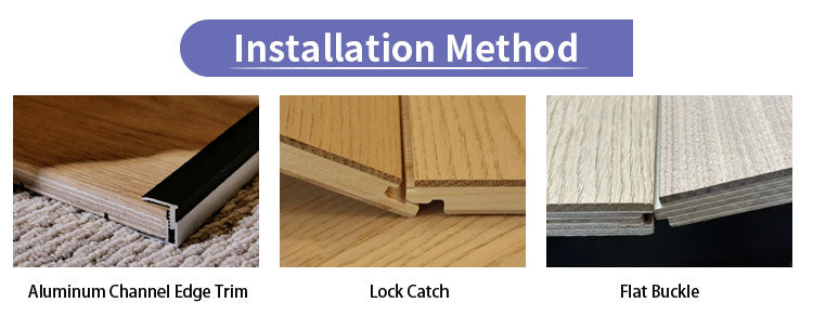Custom Thickness Premium Multi-Layer Engineered Wood Parquet Flooring | Waterproof Anti-slip for Living Room Outdoor Park |