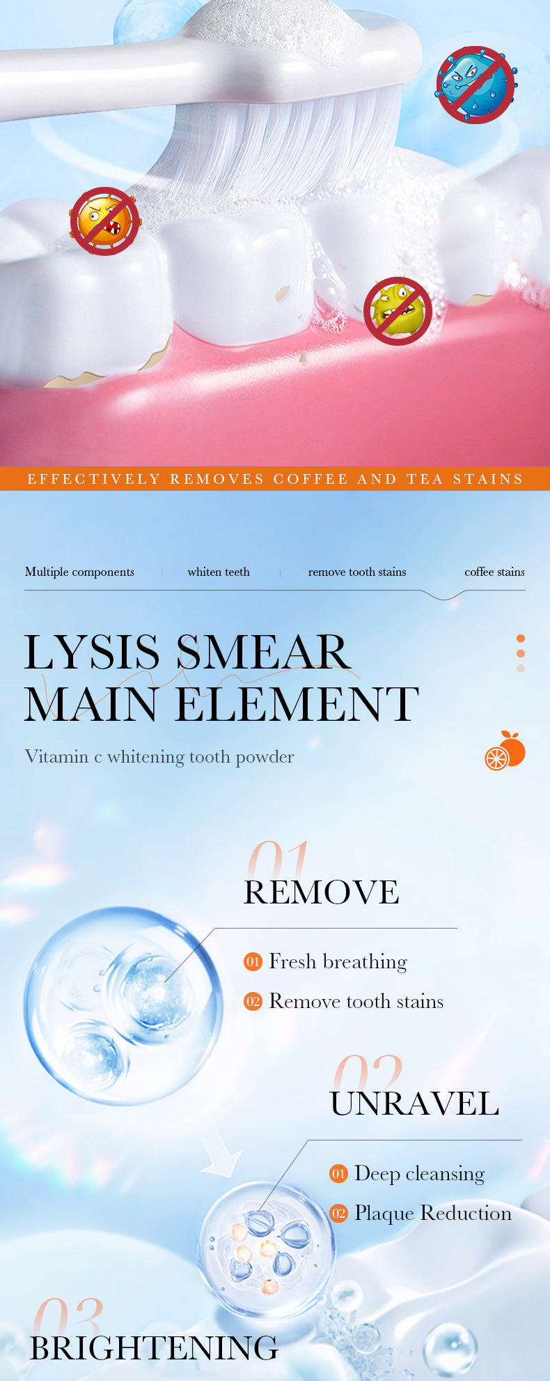 All English Tooth Powder60g SADOER Remove Tobacco Stains, Whiten Teeth, Clean Tartar, Strengthen Teeth Toothpaste  Wholesale