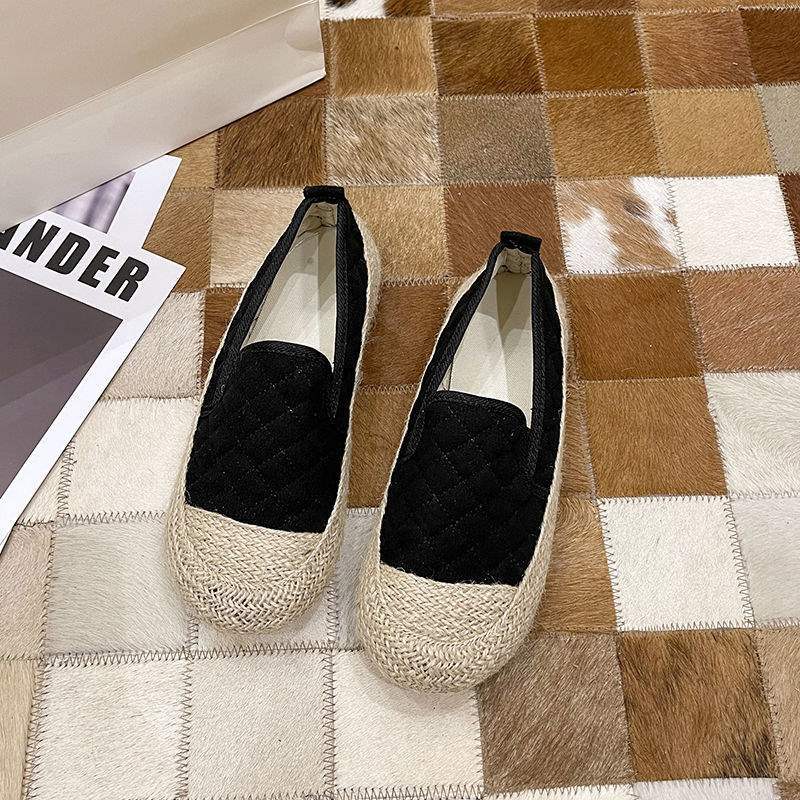 Women's Slip-On Fisherman Shoes Lazy Loafers2025Spring and Autumn New Style Flat Casual Loafers for Women