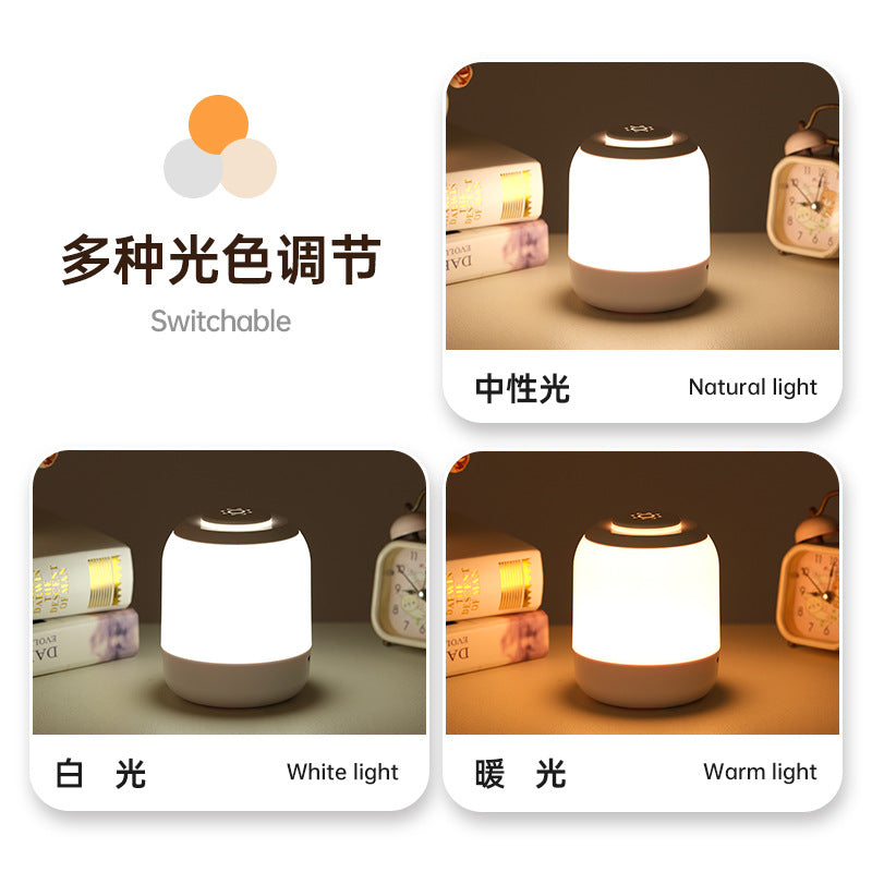 Rechargeable Touch led Night Light Nighttime Nursing Bedside Lamp Dormitory Desk Lamp Atmosphere Tap Lamp