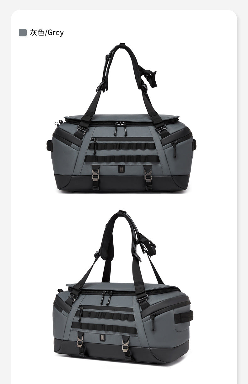 Men's Travel Bag Multifunctional Sports Fitness Bag Large Capacity Waterproof Travel Bag Business Trip Handheld Backpack