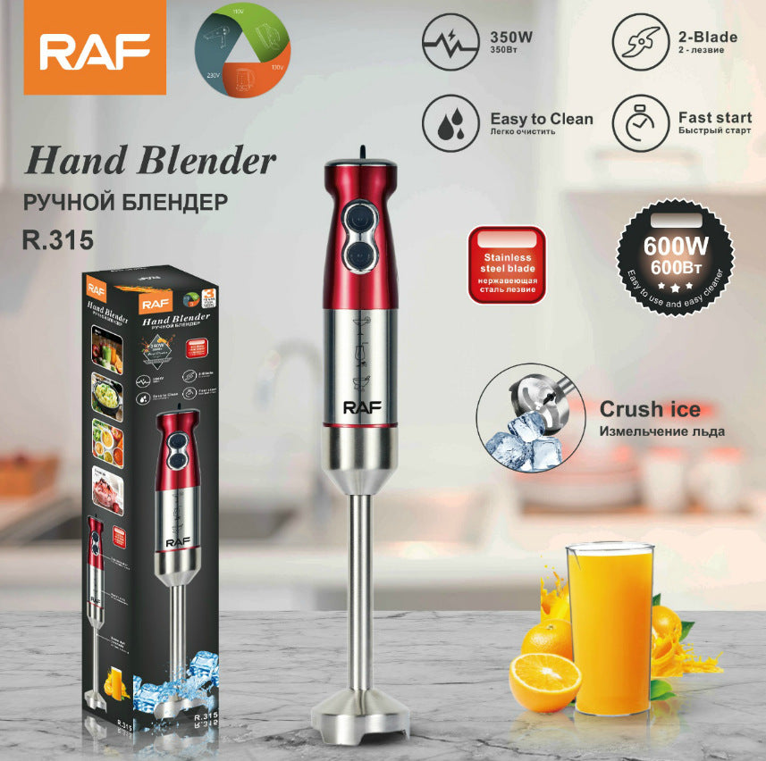 European Standard Fruit Juicer Food Processor Stainless Steel Electric Blender Single Stick Small Kitchen Appliances