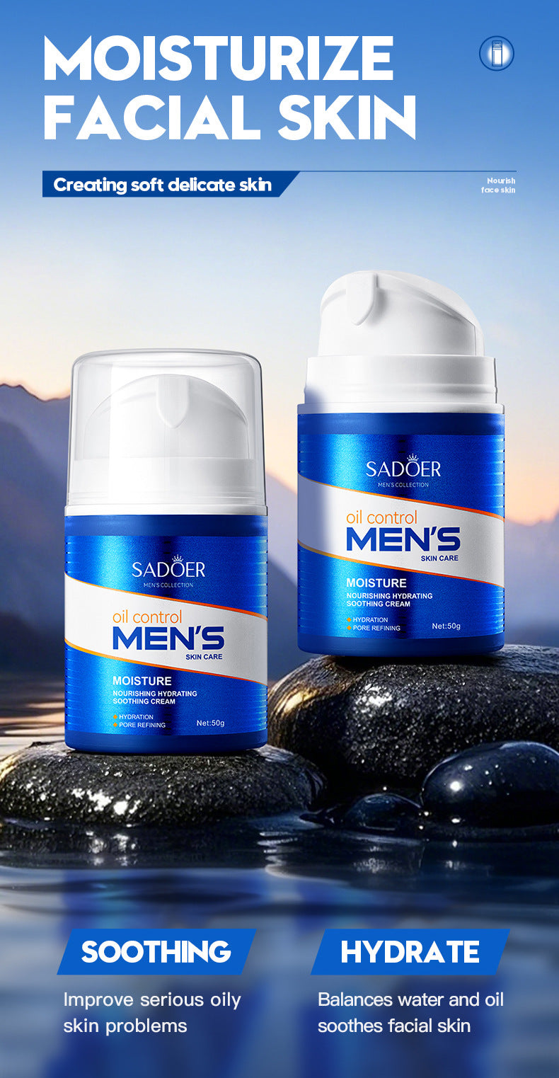 Cross-border Men's Face Cream Hydrating Moisturizing Cream Cross-Border Face Cream Export Manufacturer Wholesale
