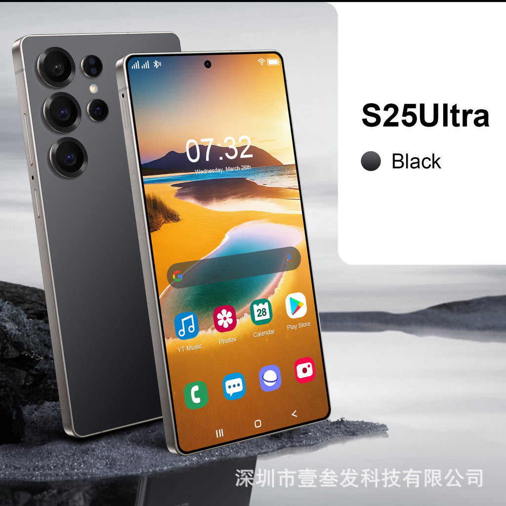 S25 Ultra Smartphone  4+64 High-end7.3Inch Large Screen Android12Source Factory