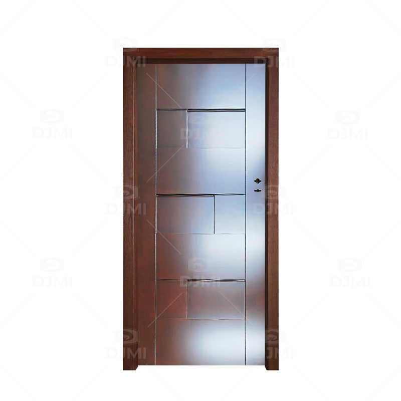 China Top Manufacturer Custom High Quality Bedroom Door Internal Room Door Design Modern Interior Wooden Door