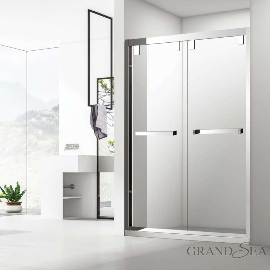 Foshan Manufacture 8mm Thickness Tempered Sliding Glass Shower Partition Door