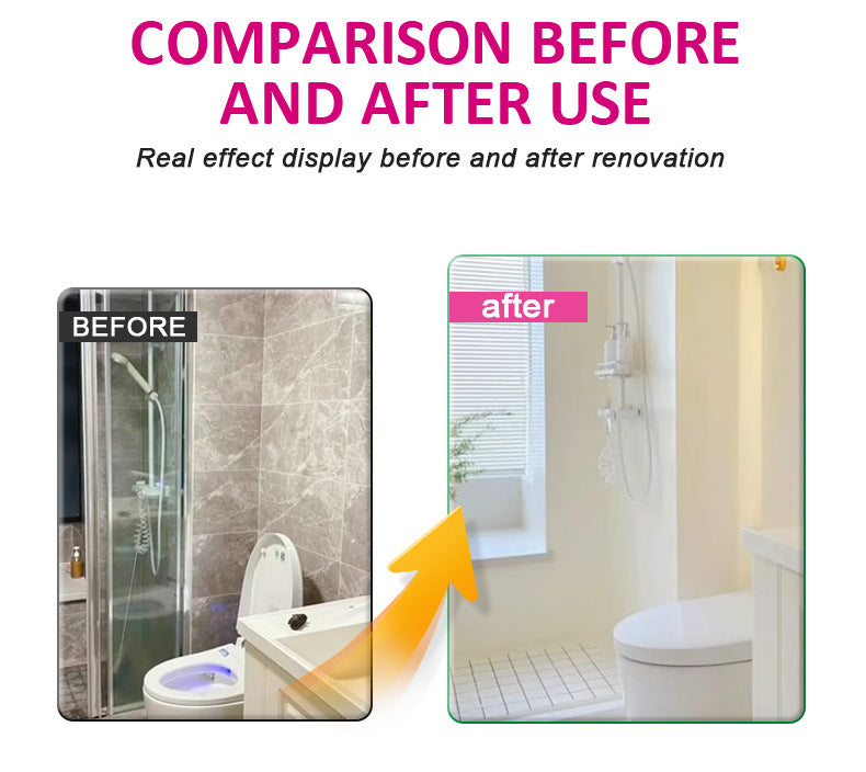 Water-Based Tile Paint Bathroom Floor Tile Color Change Renovation Coating Toilet Glass Wear-Resistant Waterproof Paint Matte